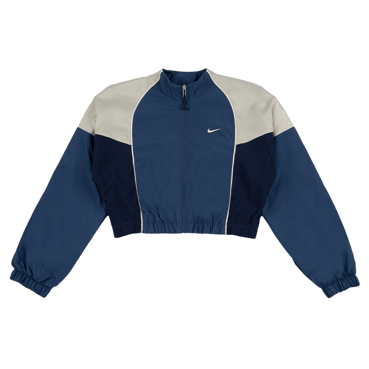 Nike NSW Shrunken Track Jacket 'Mystic Navy/Light Bone/Sail'