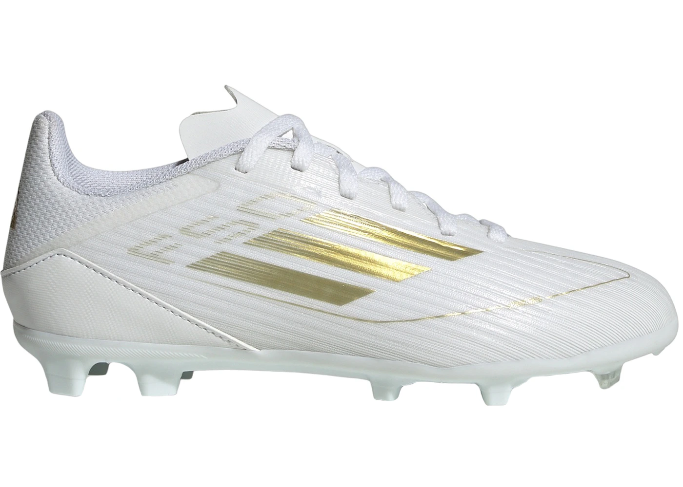 adidas F50 League Multi-Ground Cloud White Gold Metallic (GS)