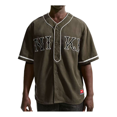 Nike Life Short-Sleeve Vintage Sport Top 'Dark Hazel'