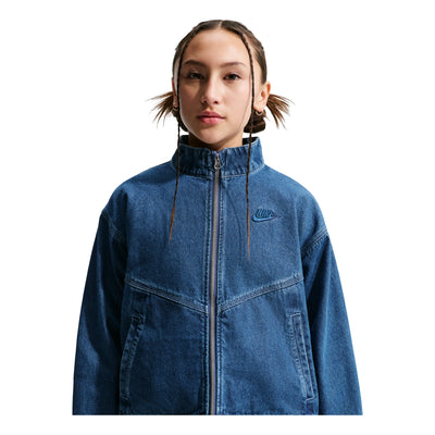 (GS) Nike Sportswear Collection Windrunner Denim Jacket 'Mystic Navy'