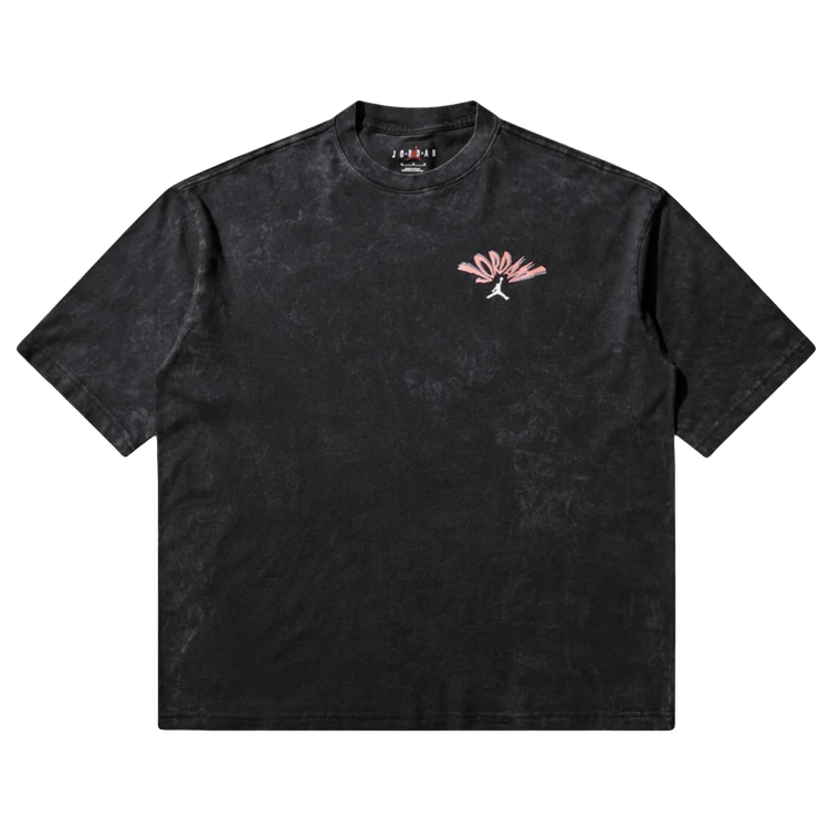 Air Jordan Flight Reis Fear Short-Sleeve Crew Tee 'Black/White'