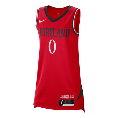 (WMNS) Nike Carla Leite Dri-FIT WNBA Portland Fire Explorer Edition Jersey 'University Red Black'