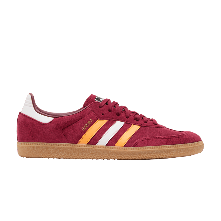 adidas Samba OG 'Collegiate Burgundy Yellow'