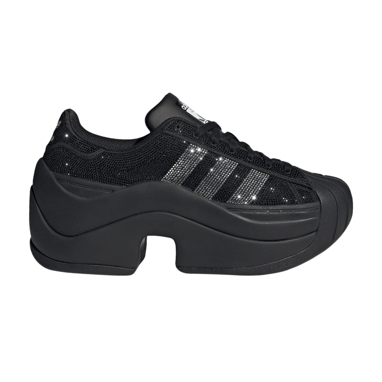 adidas Wmns Superstar Bold 'Core Black Silver Metallic'
