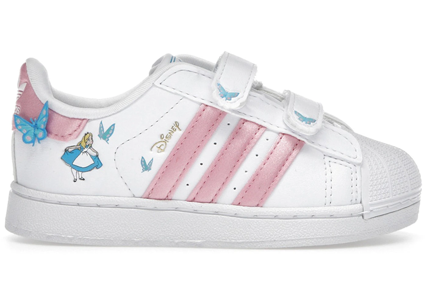 adidas Superstar II Comfort Closure Disney White Light Pink Aquamarine (TD)