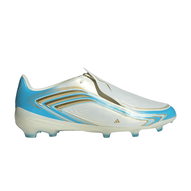 adidas F50 Messi Elite FG Little Kid 'Ivory Semi Blue Burst'