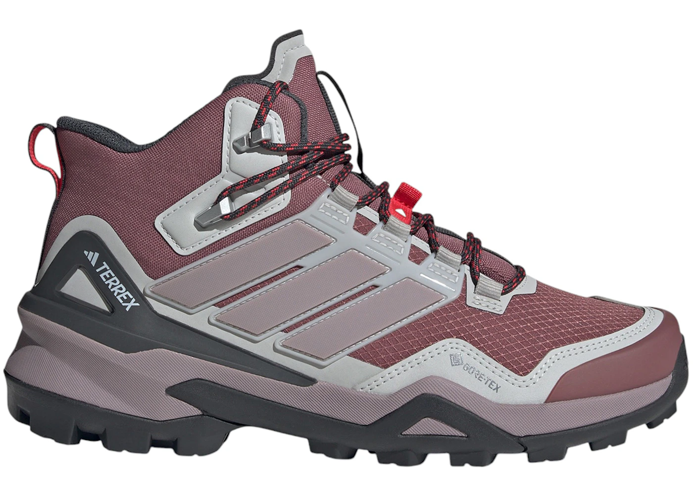 adidas Terrex Skychaser Mid Gore-Tex Burgundy Preloved Fig Grey Two (Women's)