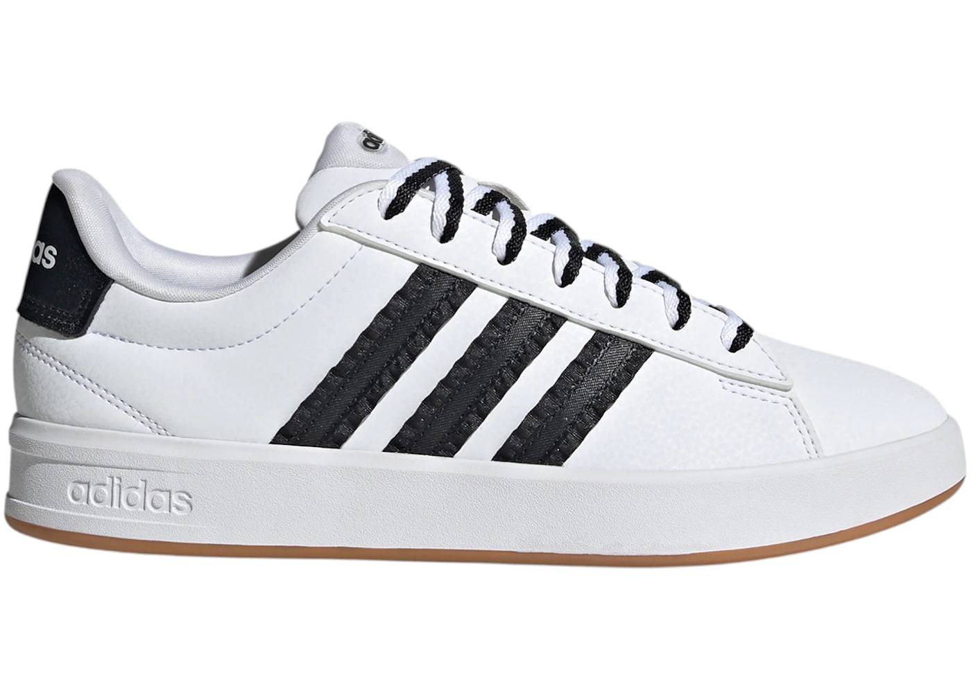 adidas Grand Court 3.0 White Black Gum (Women's)