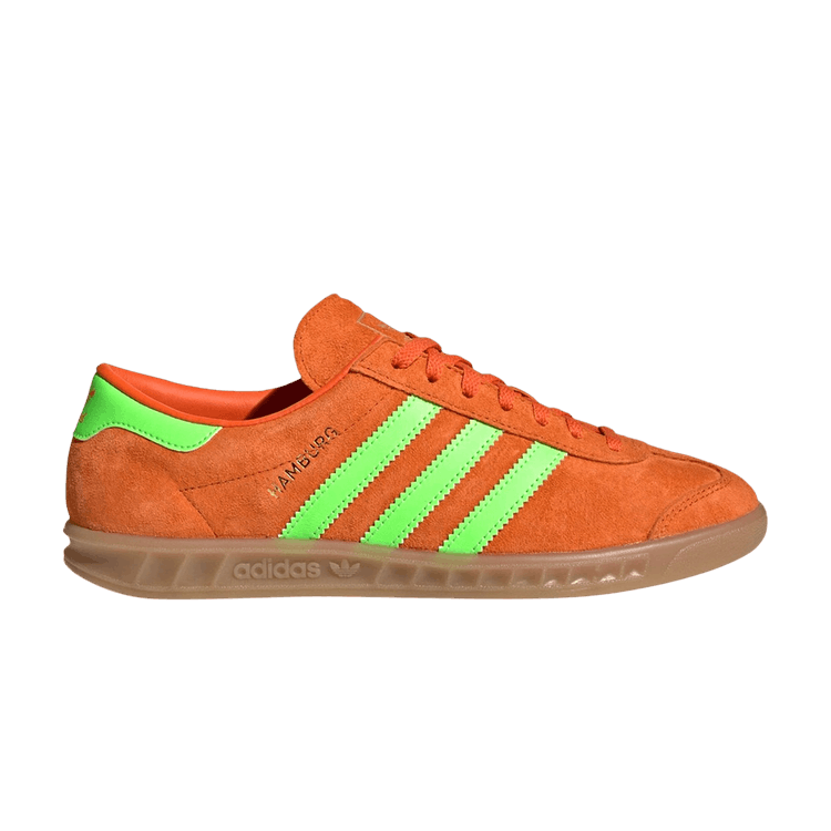 Adidas Wmns Hamburg 'Orange Solar Green Gum'