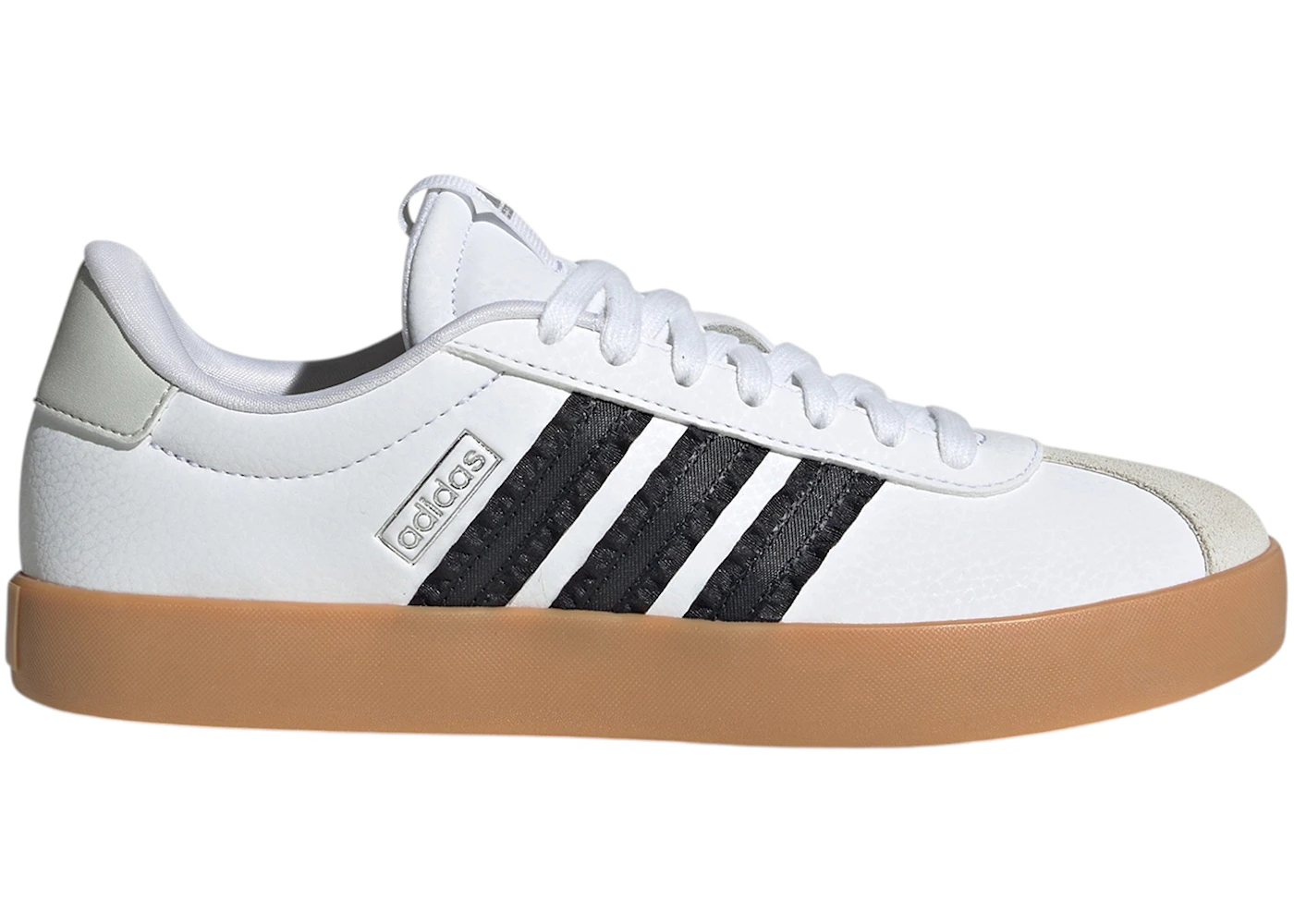 adidas VL Court 3.0 White Black Orbit Grey (Women's)
