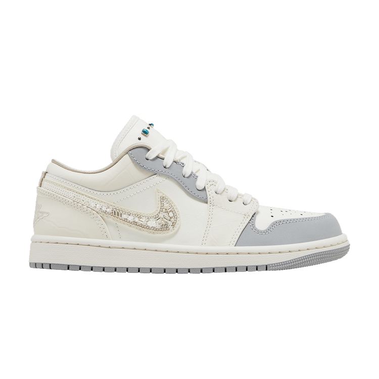 Wmns Air Jordan 1 Low 'Sail Soft Pearl Sequins'