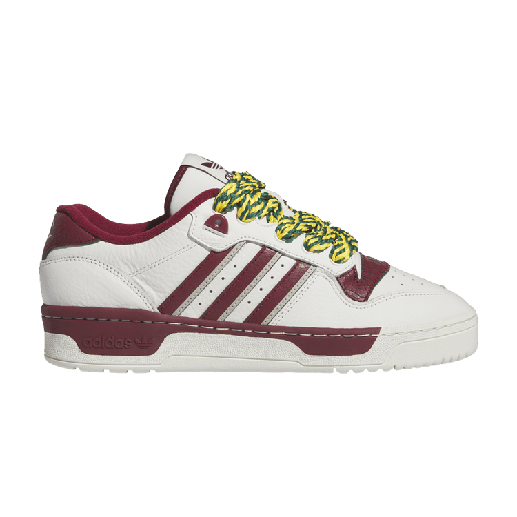 Trae Young x adidas Rivalry Low 'White Maroon'