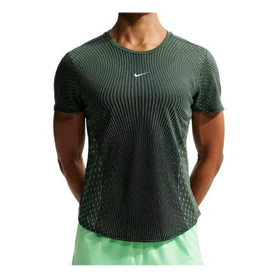 (WMNS) Nike Swift Aero-FIT T-Shirt 'Black Light Green Spark'