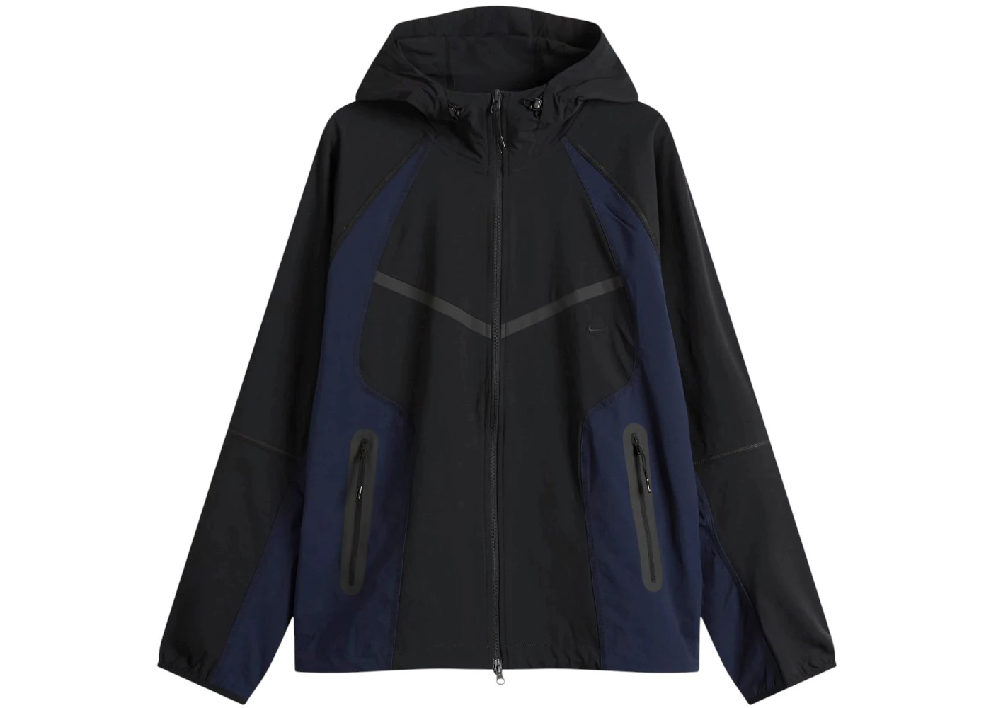 Nike Tech Dri-FIT Woven Color-Block Windrunner Jacket Black/Obsidian/Black