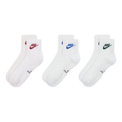 Nike Everyday Elevated Ankle (3 pairs) 'White'