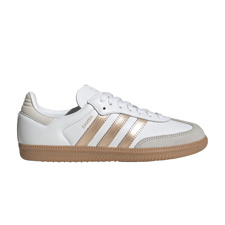 adidas Wmns Samba OG 'White Wonder Gold Grey'