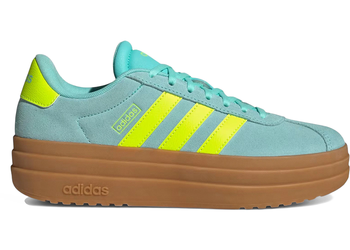 adidas VL Court Bold Flash Aqua Lucid Lemon (Women's)