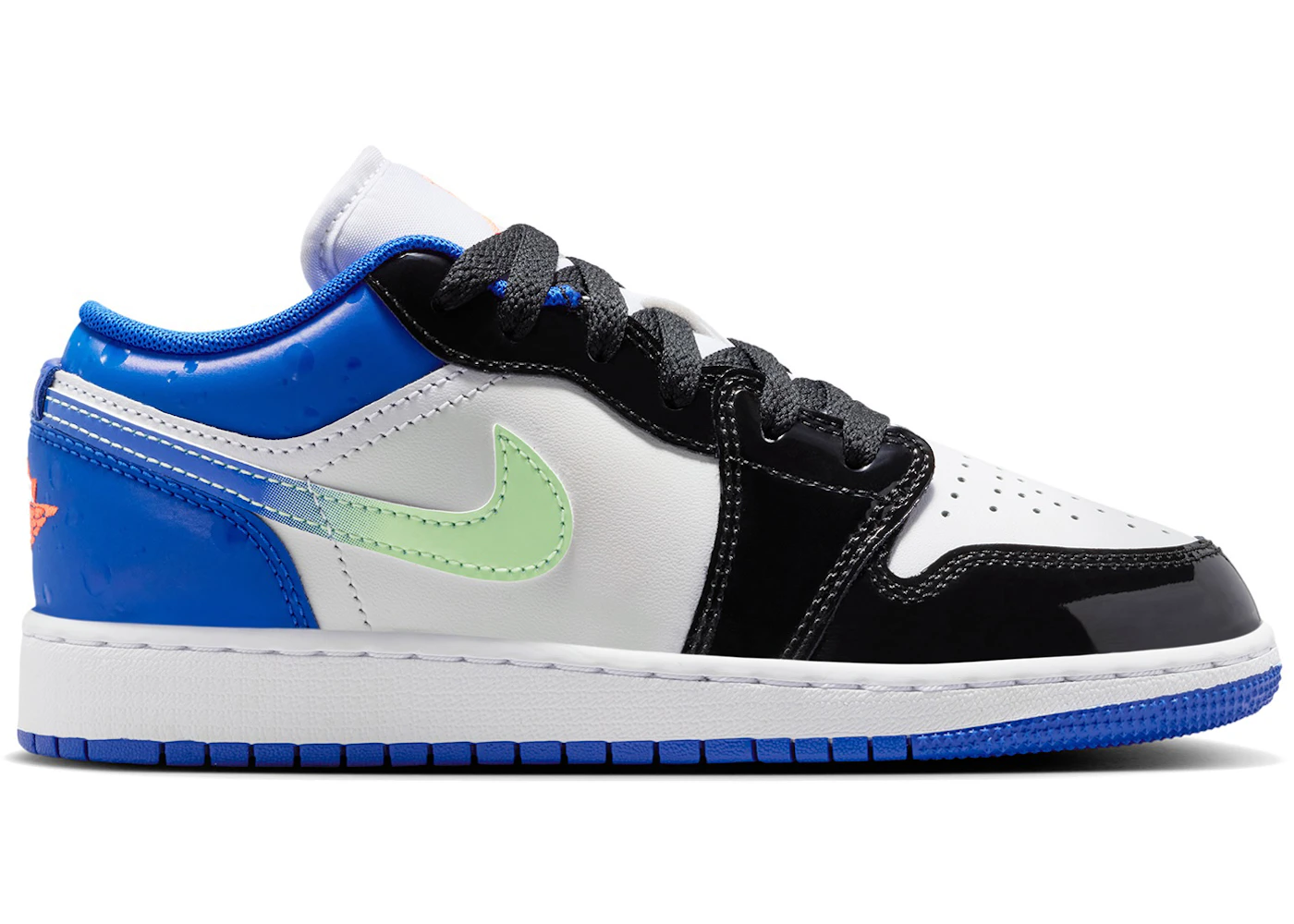 Jordan 1 Low SE Game Royal Black Bright Mango (GS)