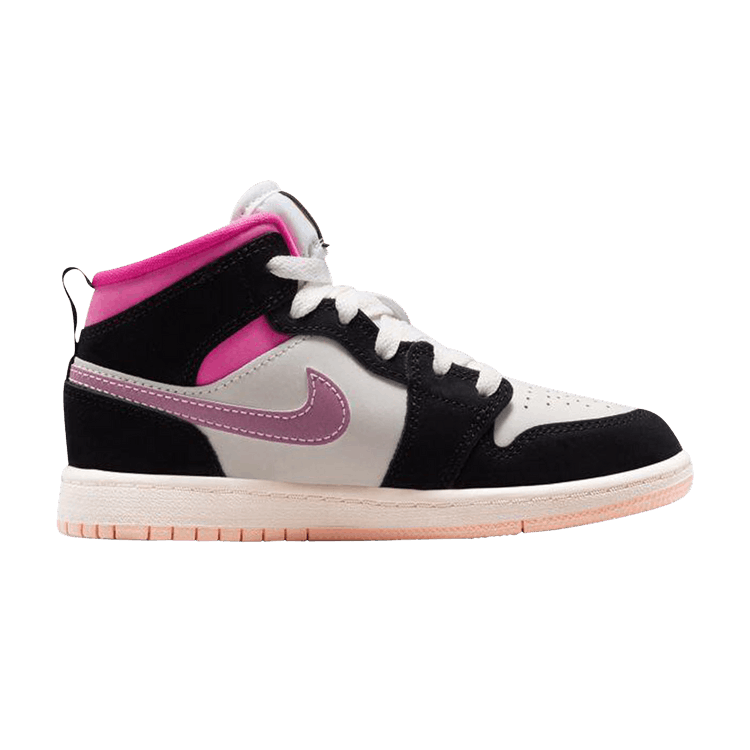 Air Jordan 1 Mid PS 'Black University Gold Pinksicle'