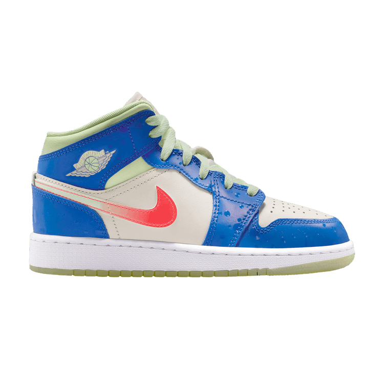 Air Jordan 1 Mid GS 'Game Royal Pale Ivory'