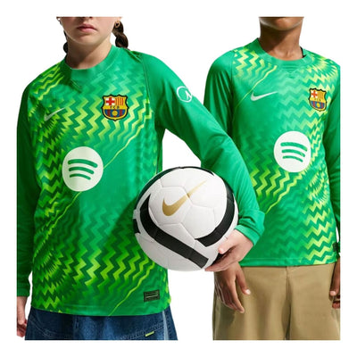 (GS) Nike x F.C. Barcelona 2026/27 Stadium Goalkeeper Dri-FIT Replica T-Shirt 'Stadium Green Black White'