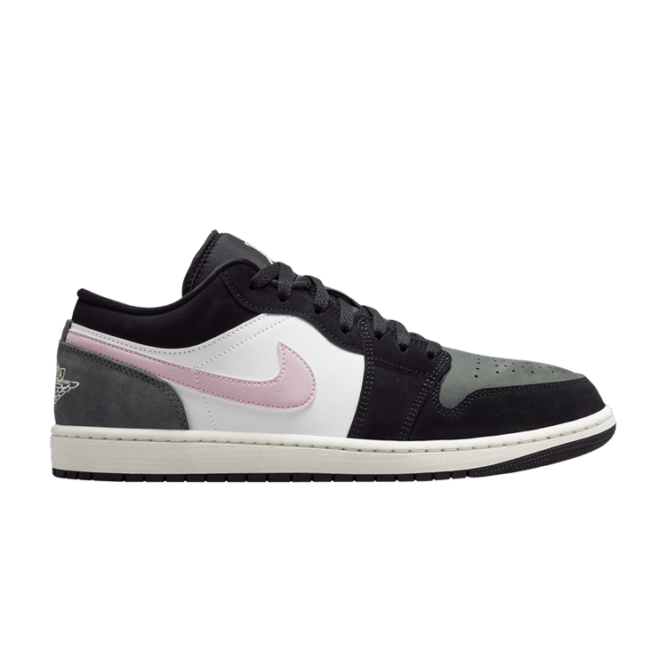 Air Jordan 1 Low SE 'Black Iced Carmine Iron Grey'