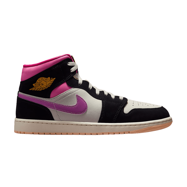Air Jordan 1 Mid SE 'Black Sail Pinksickle'