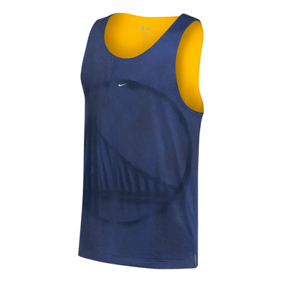 Nike Golden State Warriors Standard Issue Jersey 'Rush Blue Amarillo'
