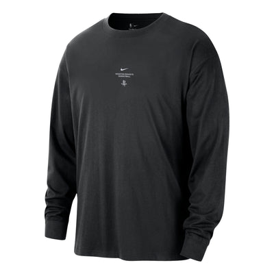 Nike Houston Rockets Standard Issue Long-Sleeve T-Shirt 'Black'