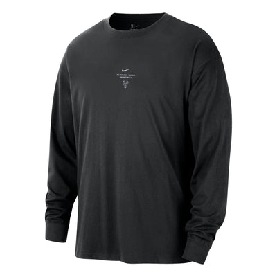Nike Milwaukee Bucks Standard Issue Long-Sleeve T-Shirt 'Black'