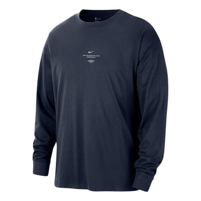 Nike New Orleans Pelicans Standard Issue Long-Sleeve T-Shirt 'College Navy'