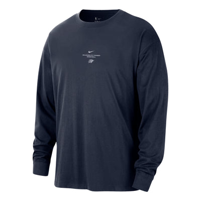 Nike Oklahoma City Thunder Standard Issue Dri-FIT Long-Sleeve T-Shirt 'College Navy'