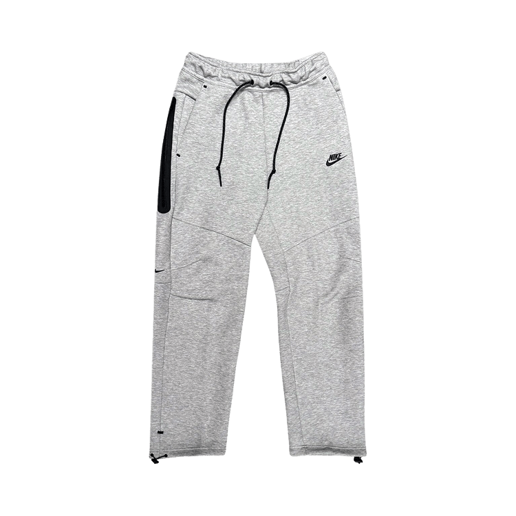 Nike Open Hem Fleece Pants 'Dark Grey Heather/Black'