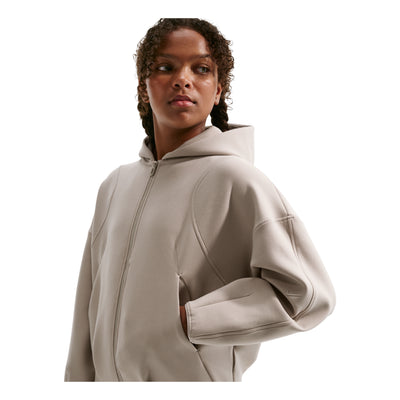 (WMNS) Nike MAVN Therma-FIT Knit Full-Zip Hoodie 'Cream II Black'