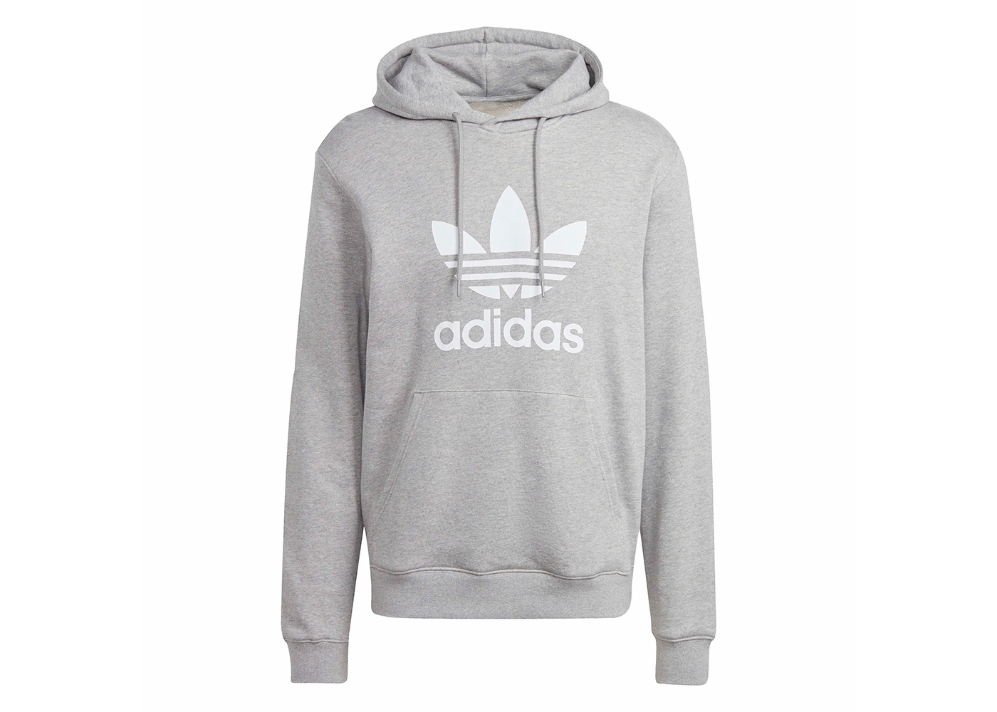 adidas Adicolor Classics Trefoil Hoodie Medium Grey Heather