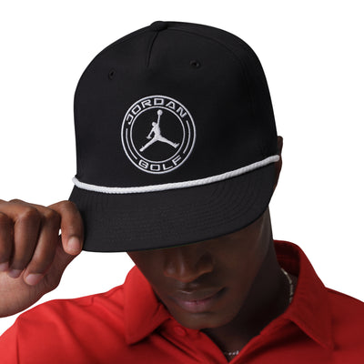 Jordan Pro Structured Dri-FIT Flat-Brim Hat 'Black Kelly Green White'