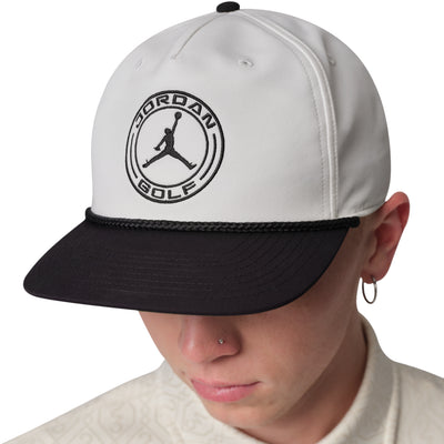 Jordan Pro Structured Dri-FIT Flat-Brim Hat 'Sail Black Kelly Green'