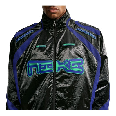 Nike Project F.R.O.G. Woven Flow Track Jacket 'Black Old Royal Illusion Green'