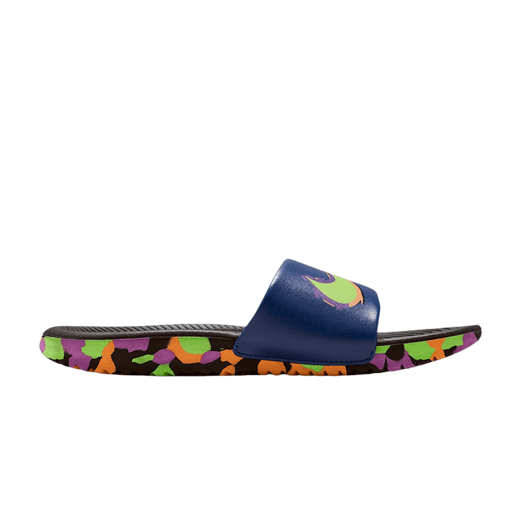 Nike Kawa SE GS 'Black Blue Void'