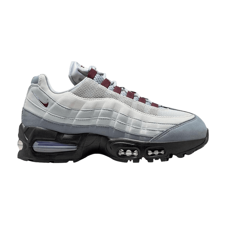 Nike Wmns Air Max 95 'Big Bubble - Smoke Grey Burgundy Crush'