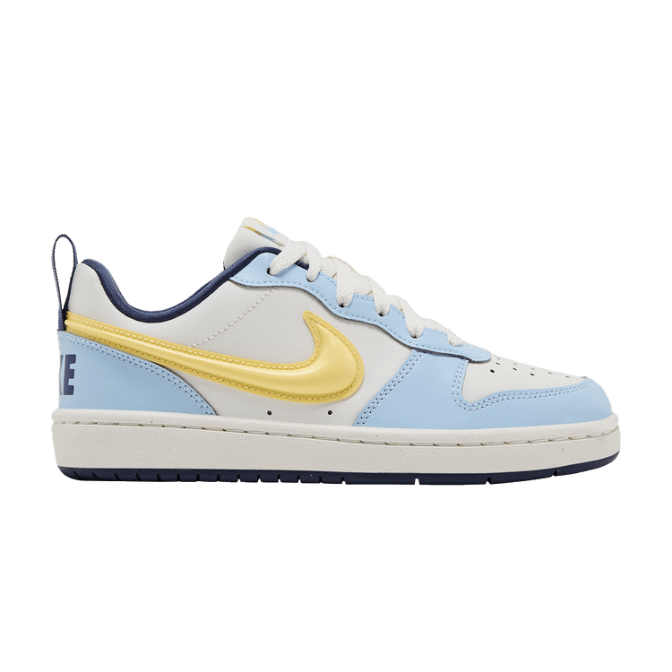 Nike Court Borough Low Recraft GS  'Celestine Blue Soft Yellow'