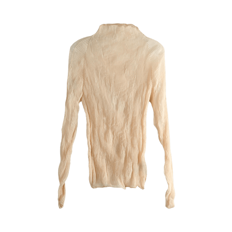 Issey Miyake Chiffon Twist 1 Shirt 'Chukar Beige'