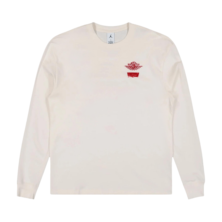 Air Jordan x Levi's Shelby Crewneck 'Pale Ivory/Black/University Red'