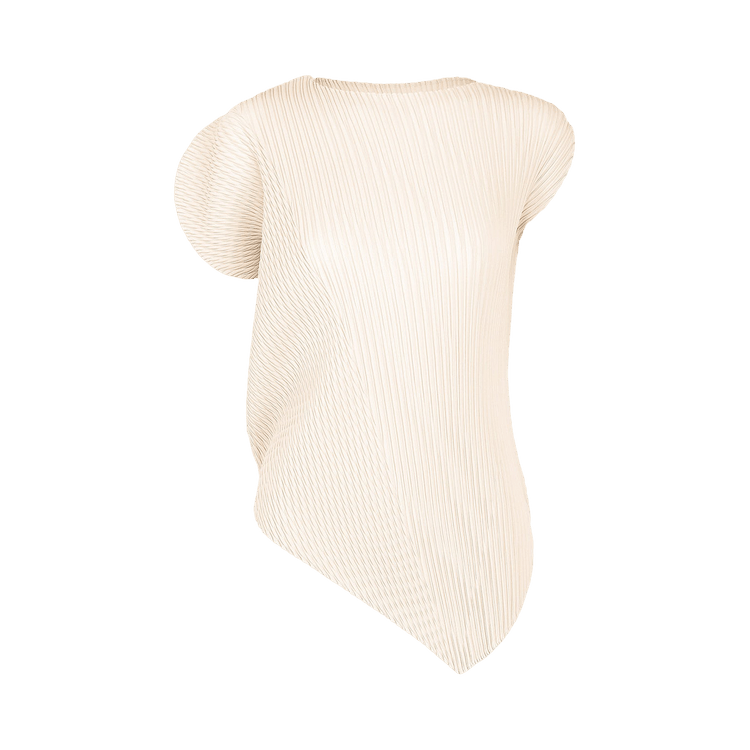 Issey Miyake Leaf Pleats Shirt 'Tan'
