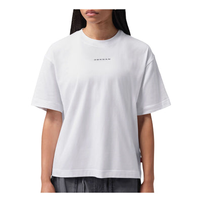 (WMNS) Air Jordan Flight Girlfriend Graphic T-Shirt 'White'