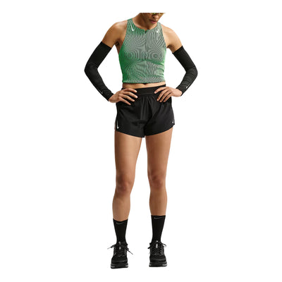 (WMNS) Nike x Keely Hodgkinson AeroSwift Dri-FIT ADV Cropped Tank Top 'Illusion Green Black White'