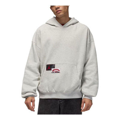 Air Jordan Brooklyn Oversized Pullover Hoodie 'Grey Heather'