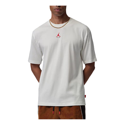 Jordan Brooklyn T-Shirt 'Sail University Red'