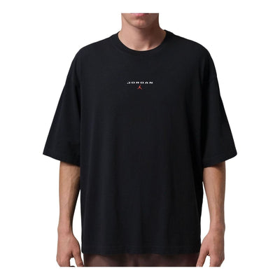 Jordan Flight Essentials Oversized Patch T-Shirt 'Black'