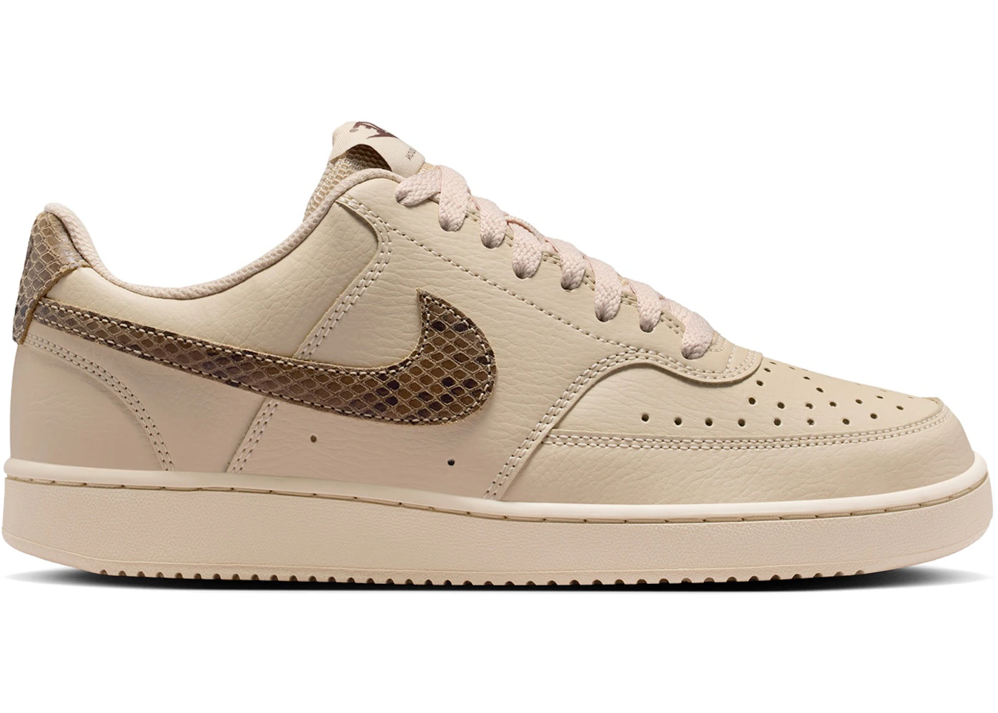Nike Court Vision Low Premium Sanddrift Snakeskin (Women's)